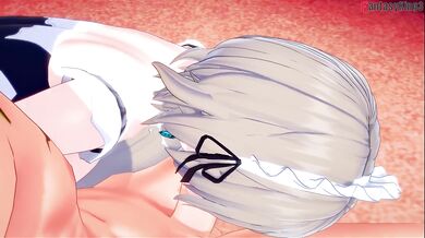 Rita Rossweisse Maid POV Destroyed Gushing Choked Blowjob Hentai Big Ass Tits Honkai Impact Parody