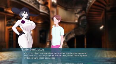 SexNote 70 Destroyed Lady Dimitrescu Cowgirl Creampie Hot Sex Hentai Game