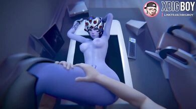 Widowmaker Destroys Heated Cartoon Hentai Animation