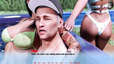 Hot Athletic MILF Step Mom Jacuzzi Sex Visual Novel Gameplay