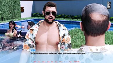Hot Athletic MILF Step Mom Jacuzzi Sex Visual Novel Gameplay
