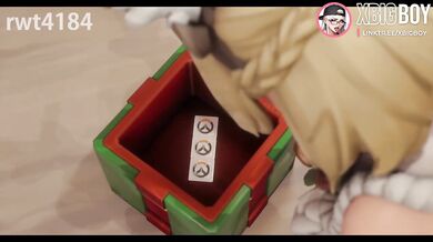 Overwatch Christmas Destroyed Gushing Choked Cartoon Hentai HD Porn Uncensored