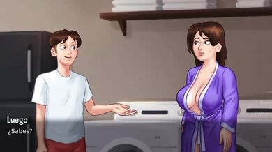Trapped in the Same House MILF Summer Saga Cum Inside Big Tits Big Ass Destroyed Choked Gushing