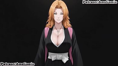 Rangiku Matsumoto Destroyed Gushing Blowjob by Amscomic