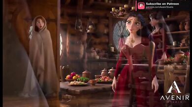 Busty MILF Gothel Takes Care of Rapunzel Episode 2 Lesbian Ai Cartoon