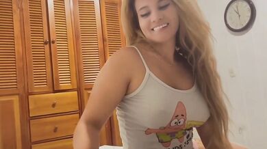 Dad Gone Destroyed Gushing Choked Latina Step Mom Blonde Big Tits Amateur Blowjob HD Porn POV