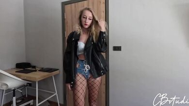 Hot Blonde Stepdaughter Destroyed By Stepdad In Cowgirl Creampie