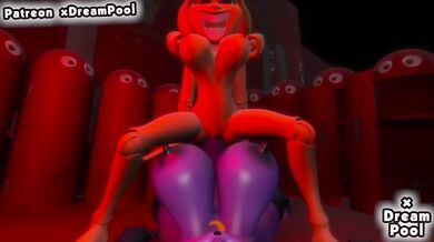 Catnap Destroyed By Big Tits Hard Blowjob Miss Delight Hentai Animation