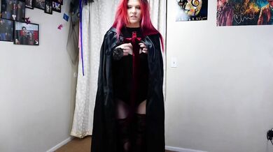 Vampire Queen Destroyed by Hunter POV Dildo Fucking