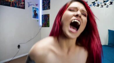 Vampire Queen Destroyed by Hunter POV Dildo Fucking
