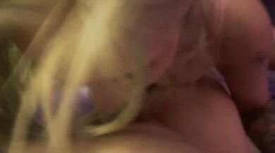 Amateur Blonde College Girl Deep Throat Blowjob with Cum in Mouth