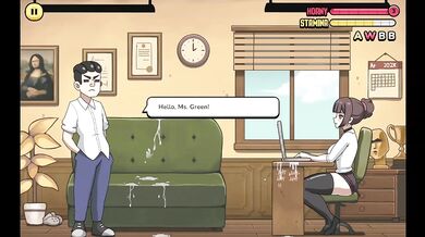 Teacher Blowjob on Desk Running a Train WAAACC Comedy
