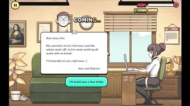 Teacher Blowjob on Desk Running a Train WAAACC Comedy