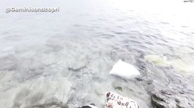 Latina Real Couple Destroyed Gushing Public Blowjob Sex On The Beach
