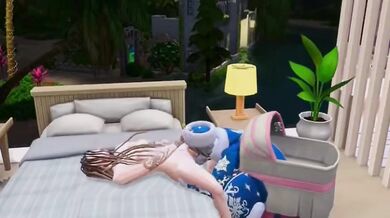 Santa Claus Destroys Cuckold Wife Cum Slut Gushing Christmas Blowjob Sims 4