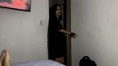 Dark Gothic Tattooed Latina Stepsister Lets Me Slam Her Hard And We Fuck Like Animals In Her Candlelit Room