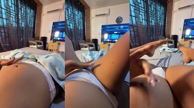 Colombian Amateur Solo Female Masturbating With Fingering Reaching Orgasm Cumshot