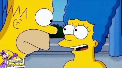 Marge Simpson First Time Gushing Destroyed in Cartoon HD Porn