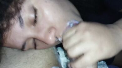 Exclusive POV Double Cumshot Mouth Overflowing and Ultimate Facial Finish