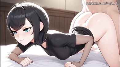 Mavis Dracula Gets Destroyed Gushing Choked Blowjob Anal Cosplay
