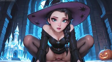Elsa The Witch Destroyed Her Castle Visitors With Anal Creampie And Blowjob Cum In Mouth Halloween Pov Ai Hentai