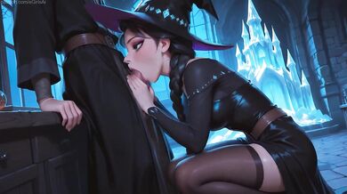 Elsa The Witch Destroyed Her Castle Visitors With Anal Creampie And Blowjob Cum In Mouth Halloween Pov Ai Hentai