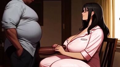Maria The Milf-In-Law Visits With Her Huge Distracting Tits Destroyed Choked