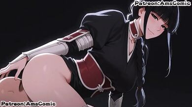 Nemu Kurotsuchi Big Tits Blowjob Destroyed Gushing Hentai Comic by Amscomic