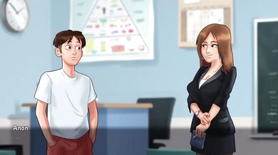 Summer Time Saga Destroyed Him Choking On Gushing Library Sex New Update