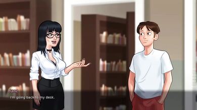 Summer Time Saga Destroyed Him Choking On Gushing Library Sex New Update