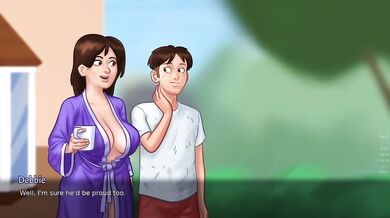 Summer Time Saga Stepson Choked By His Hot Stepmom With Big Tits And Big Ass MILF Verified Amateur