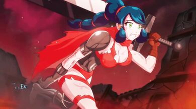 Gaming Girl Destroyed Gushing Choked Animation