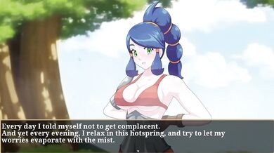 Gaming Girl Destroyed Gushing Choked Animation