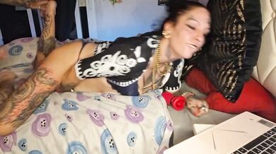 Amateur Hot Tattoo Girl Squirts Hard with Toys