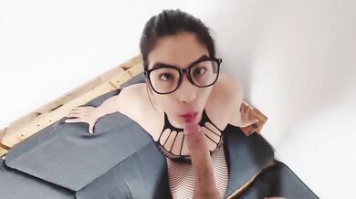 Spectacular Latina Blowjob Destroyed Ass Mercilessly Fucked She Can't Control Her Semen Huge Anal Cum