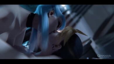 KDA Girls Night Destroyed By Femdom Strapon Creampie Lesbian Sex