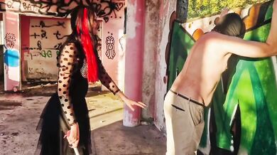 Smoking Femdom Human Ashtray Flogging Brutal Beach Session MILF Crying