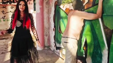 Smoking Femdom Human Ashtray Flogging Brutal Beach Session MILF Crying