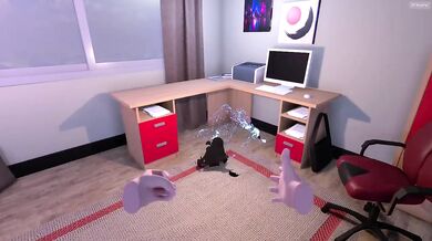 Korean Girl Destroyed In Hentai Game Fantasy With Big Tits