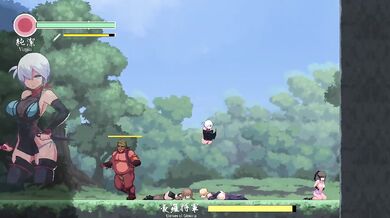 Cartoon Yuri Lesbian Sex Destroyed by Big Dick in Game Gallery