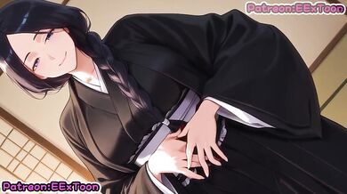 Bleach Hentai Anime Retsu Unohana Big Tits Blowjob Destroyed Gushing Choked