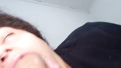 Exclusive POV Destroyed Sloppy Head Intense Spit And Massive Cum Load Creampie Finish