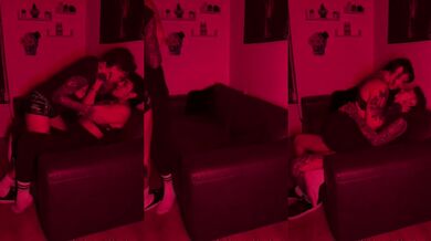 Destroyed Gushing Lesbian Making Out Session With Deep Tongue Kissing Hot Girls
