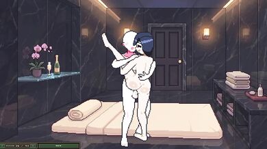 2D Game Happy Endings Destroyed Choking Gushing Cartoon