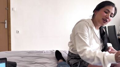POV Latina Morena Tattooed Step Sis Creampie To Make Ex Jealous Part 1