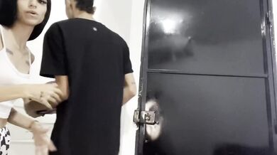Unexpected Visit Destroyed By Hard Colombian Latina Follada Creampie