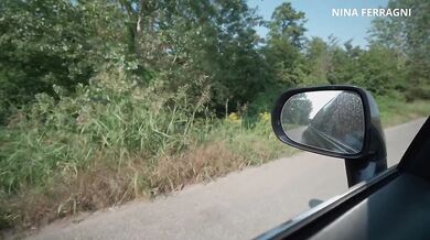 Pulling Over To Help A Jogging Girl Was Destroyed With Intense Anal Creampie