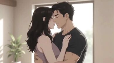 Cheating Wife Yoga Instructor Naked Doggystyle Big Ass Big Dick Creampie Hentai