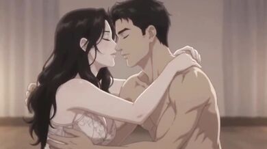Cheating Wife Yoga Instructor Naked Doggystyle Big Ass Big Dick Creampie Hentai