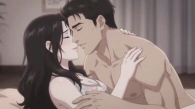 Cheating Wife Yoga Instructor Naked Doggystyle Big Ass Big Dick Creampie Hentai